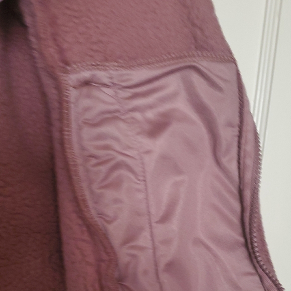 32 Degrees Pink Teddy Jacket Plush Velvet-Like - Picture 5 of 6